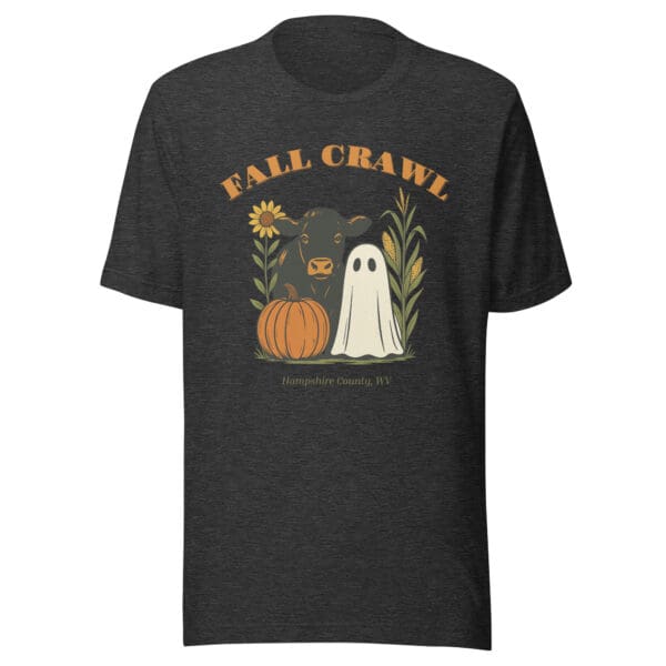 Fall Crawl 2025 T-Shirt – Cow & Ghost - Image 3