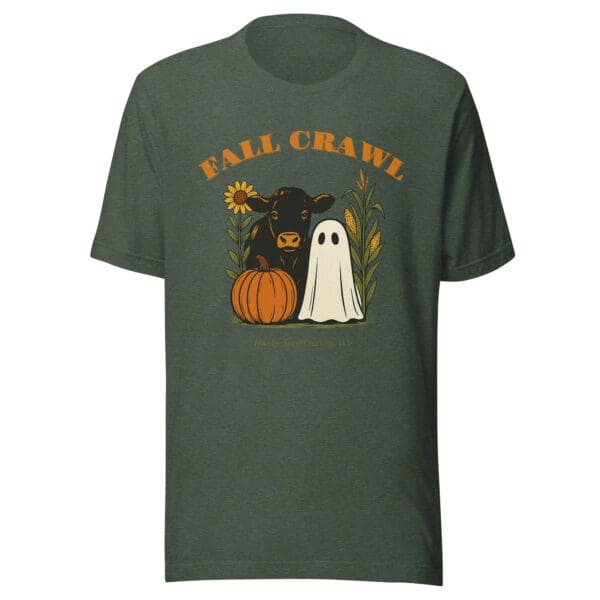 Fall Crawl 2025 T-Shirt – Cow & Ghost